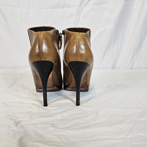 VIA SPIGA Tan Leather Bootie Sz 8 - Picture 5 of 8